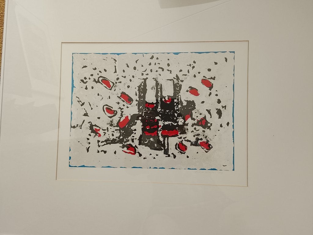 Zeefdruk Frank Lodeizen, Ophalen