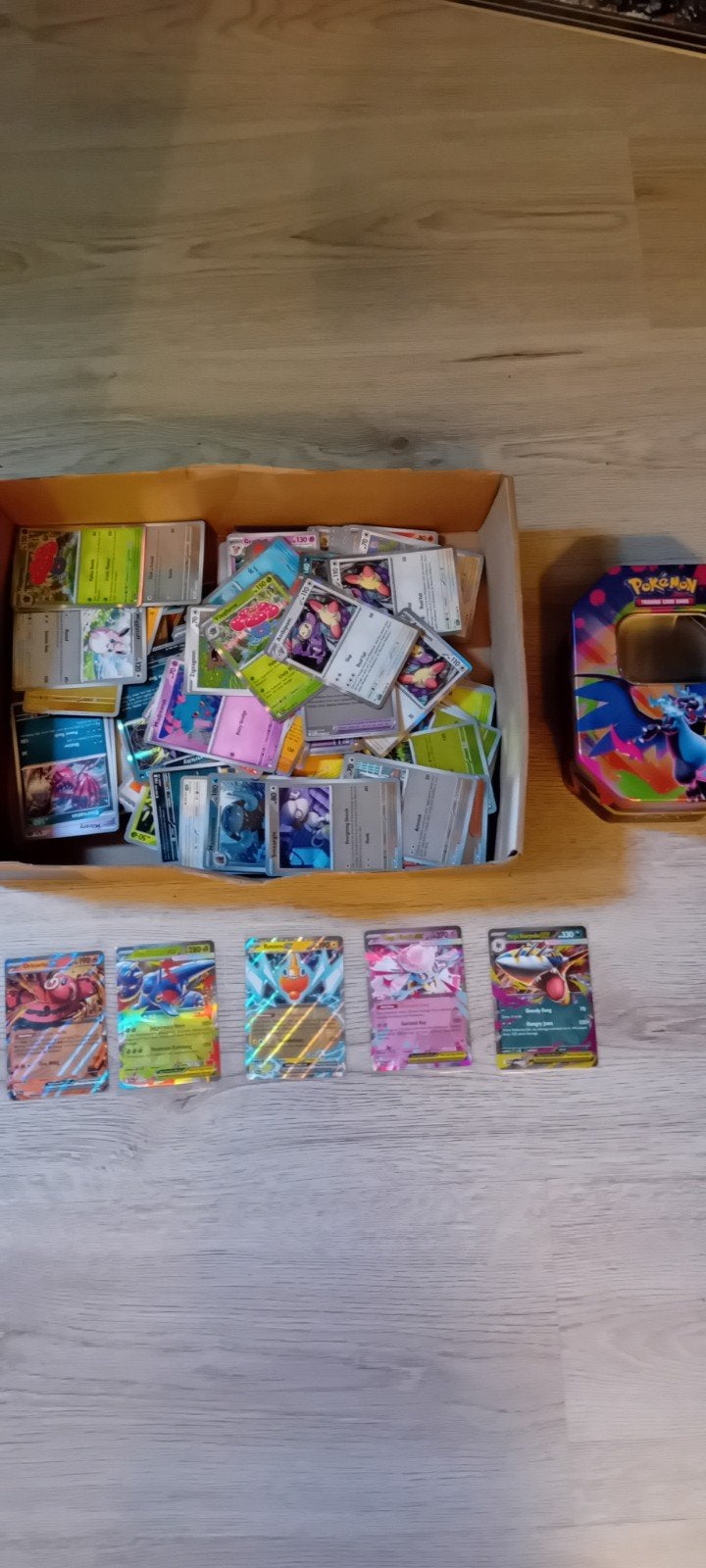 Pokémon kaarten Phantasmal Flames BULK + ex, Verzenden, Zo goed als nieuw, Meerdere kaarten, Foil