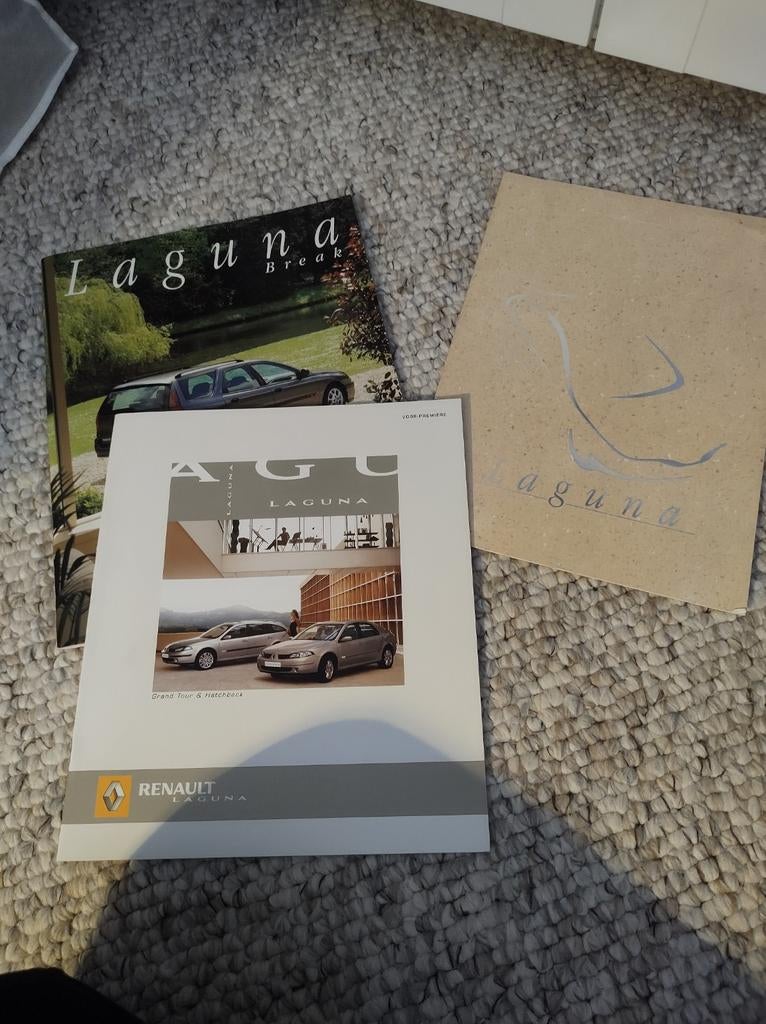 Renault Laguna en Laguna Break folders, Boeken, Auto's | Folders en Tijdschriften, Ophalen of Verzenden