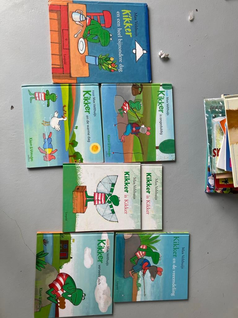 6 Kikker boekjes van Max Velthuijs, Boeken, Ophalen, Gelezen, Fictie algemeen