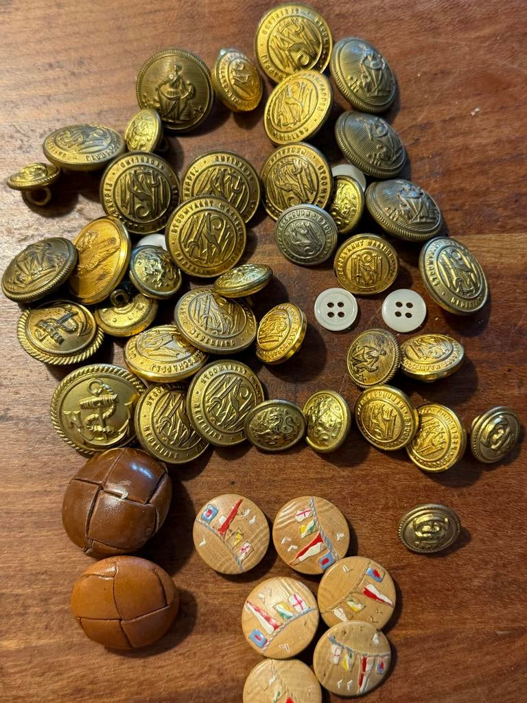 Zakje gemengde vintage knopen, Antiek en Kunst, Ophalen of Verzenden