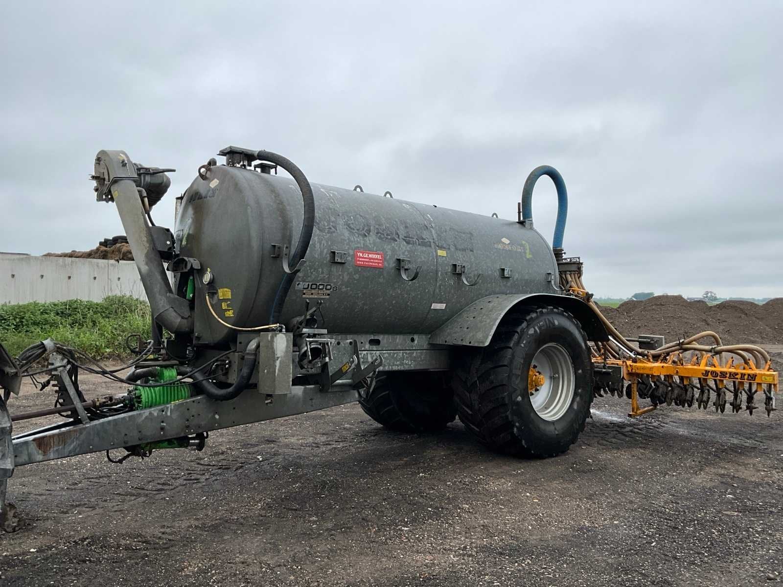 2005 joskin 10000S Mesttank met Bemester, Zakelijke goederen, Agrarisch | Werktuigen, Overige, Gewasbescherming en Bemesting