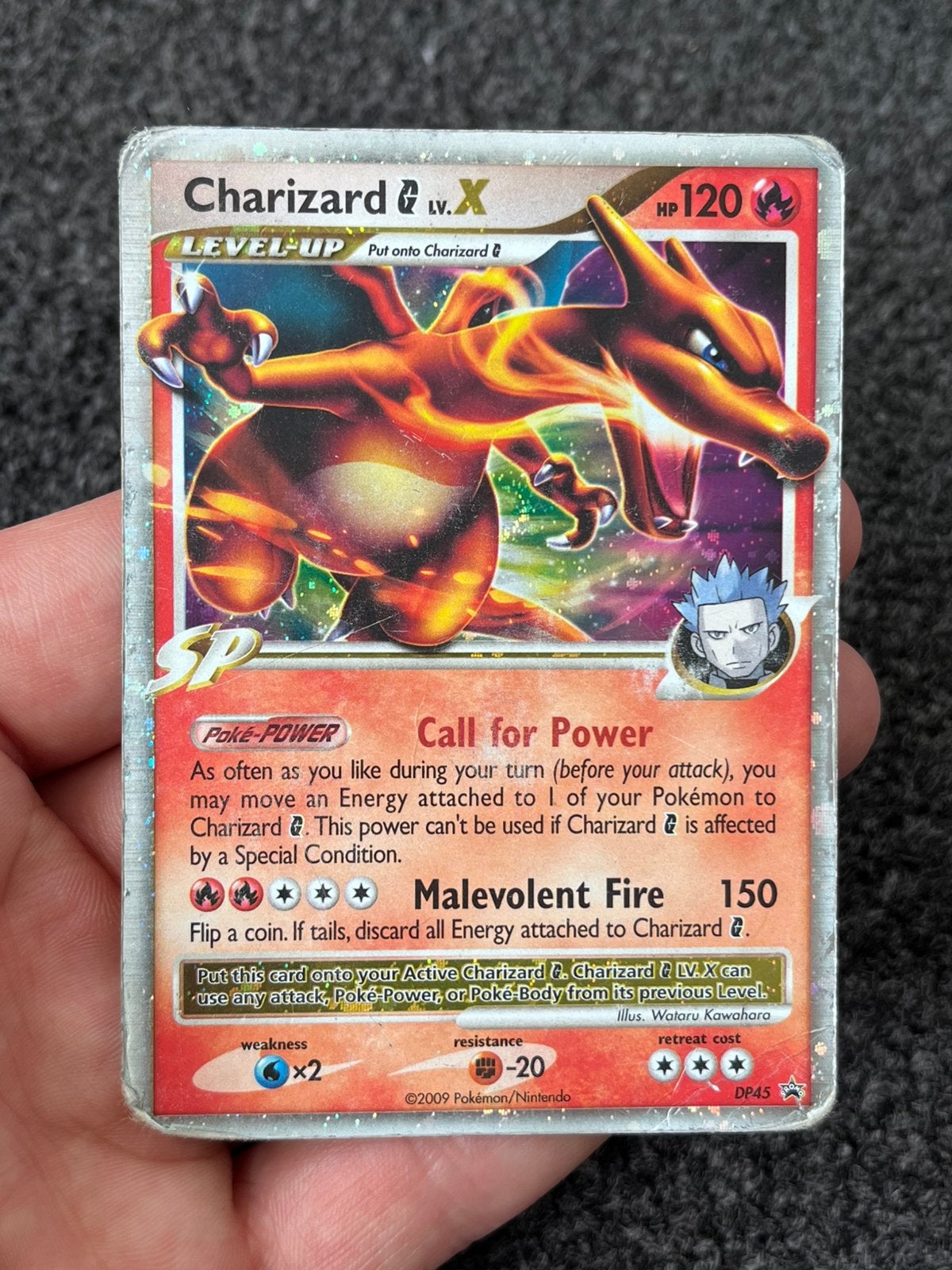 Pokémon Charizard G Lv.X #DP45 Promo, Hobby en Vrije tijd, Verzamelkaartspellen | Pokémon, Verzenden, Zo goed als nieuw, Losse kaart