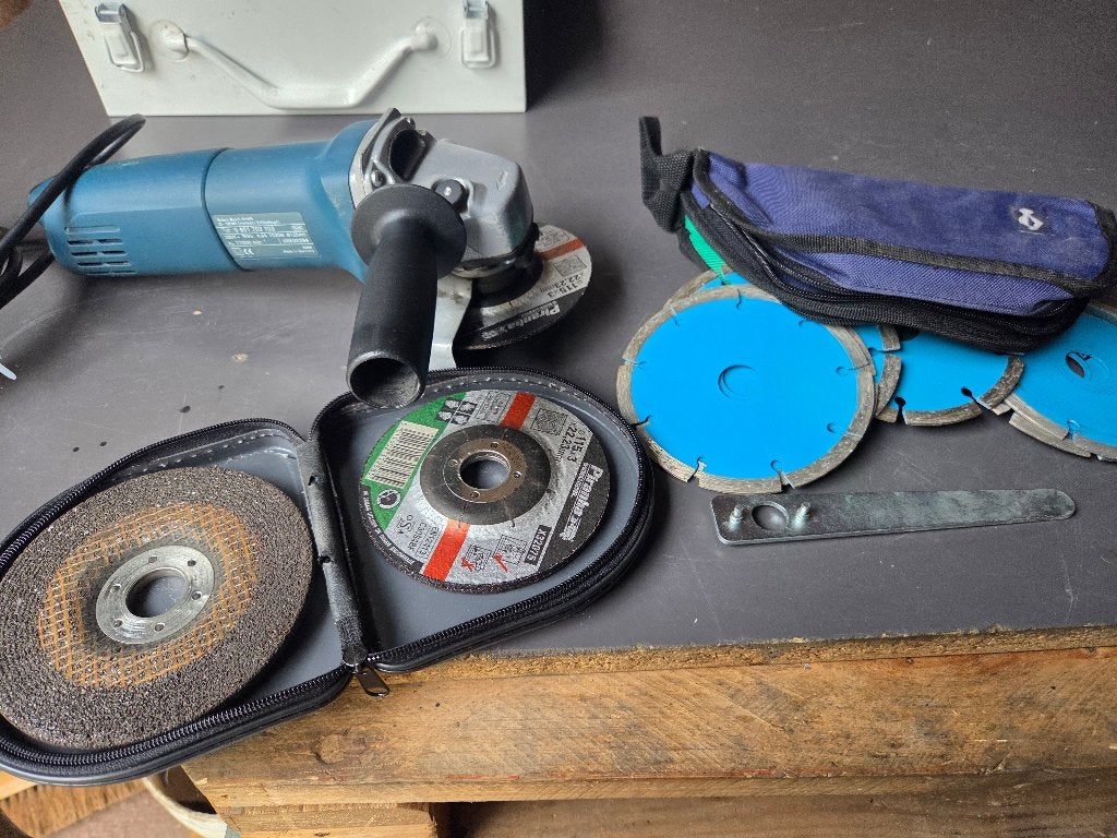 Bosch Professional GWS 12-125 (schijf-Ø:, Doe-het-zelf en Verbouw, Gereedschap | Slijpmachines, Ophalen of Verzenden, Zo goed als nieuw
