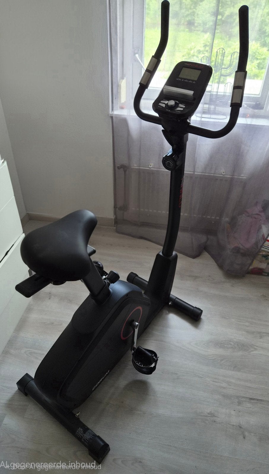 Corum Hometrainer / Fitnessfiets - Compact en Stil, Sport en Fitness, Ophalen, Zo goed als nieuw, Hometrainer