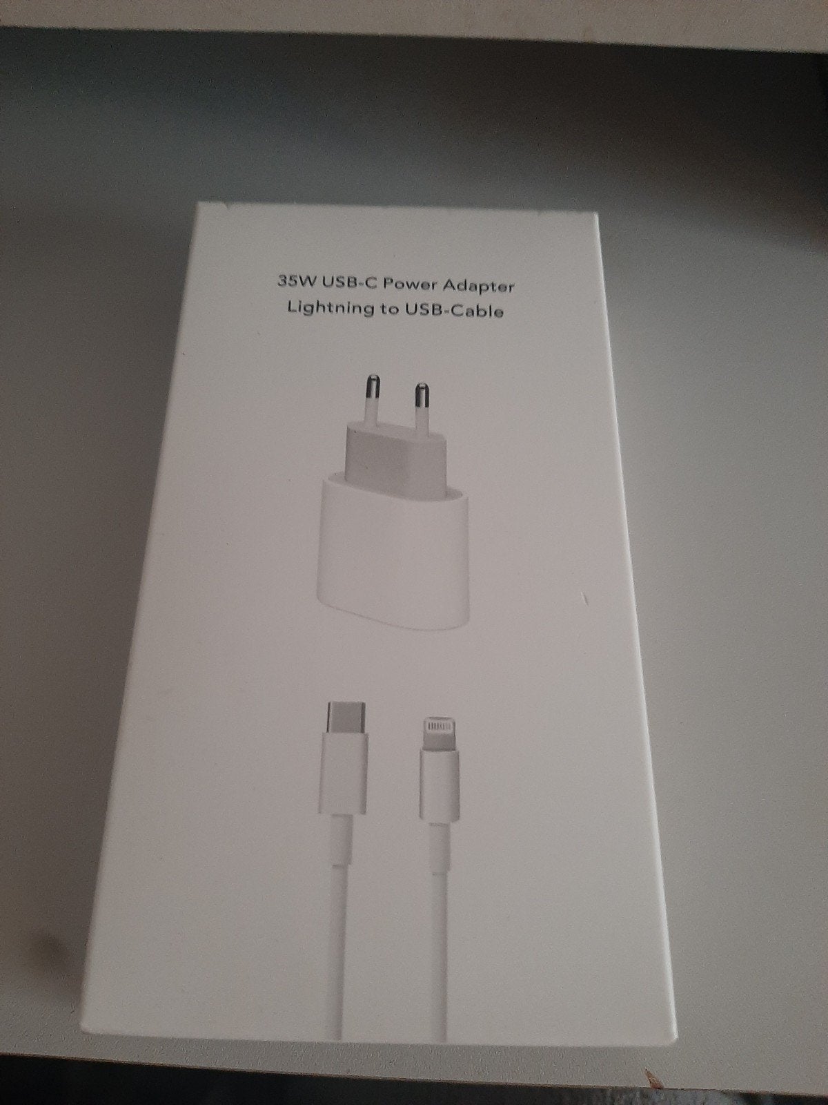 Apple 35W USB-C Power Adapter met Lightning naar USB-kabel, Telecommunicatie, Mobiele telefoons | Telefoon-opladers, Nieuw, Apple