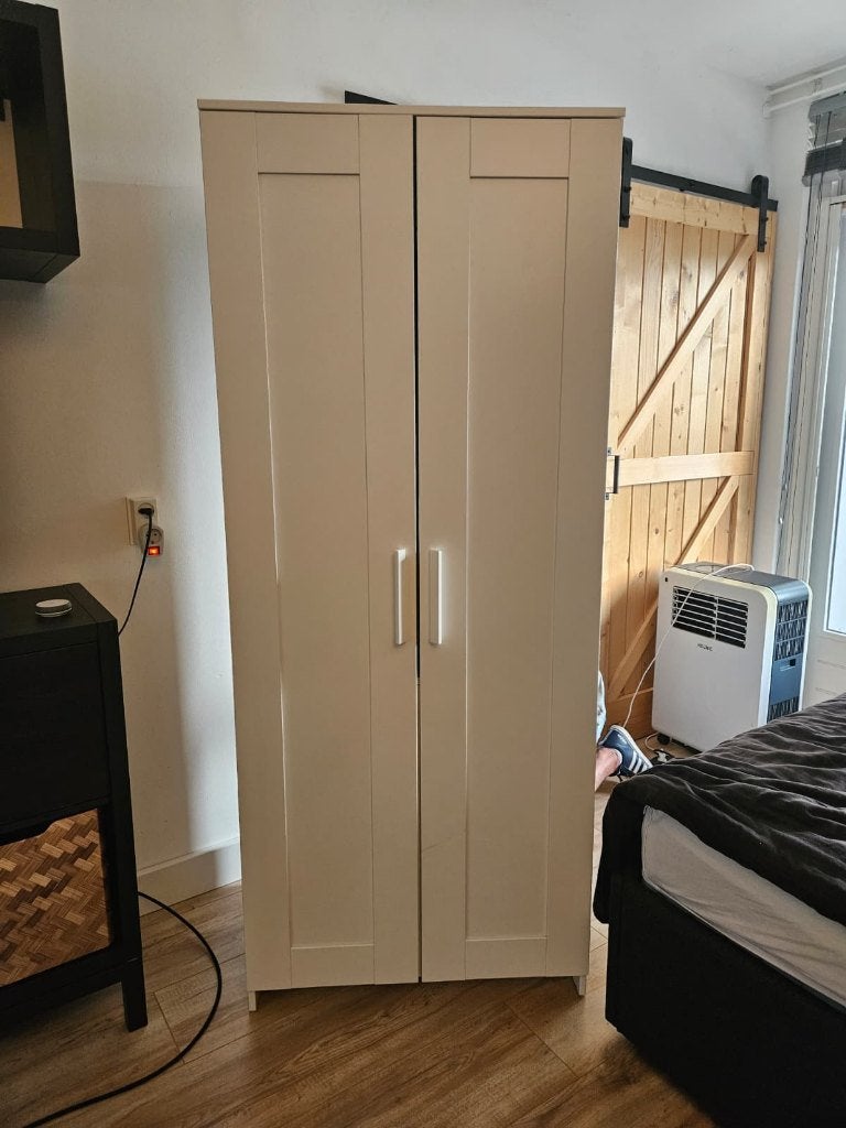 Kledingkast IKEA BRIMNEST, Ophalen, Met deur(en), Gebruikt, Wit