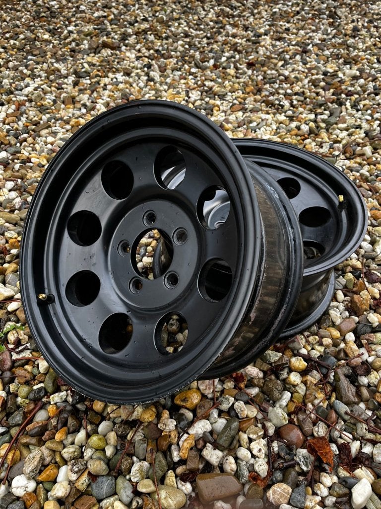 5 st. groot formaat velgen voor Jeep Wrangler Tj - R15 7J, Overige, Gebruikt, 15 inch, Velg(en)