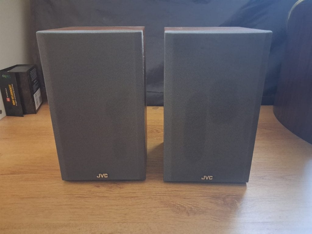 JVC Speaker System SP-UXG39 (set van twee), Stereo speakers, Gebruikt, Inclusief kabels, JVC