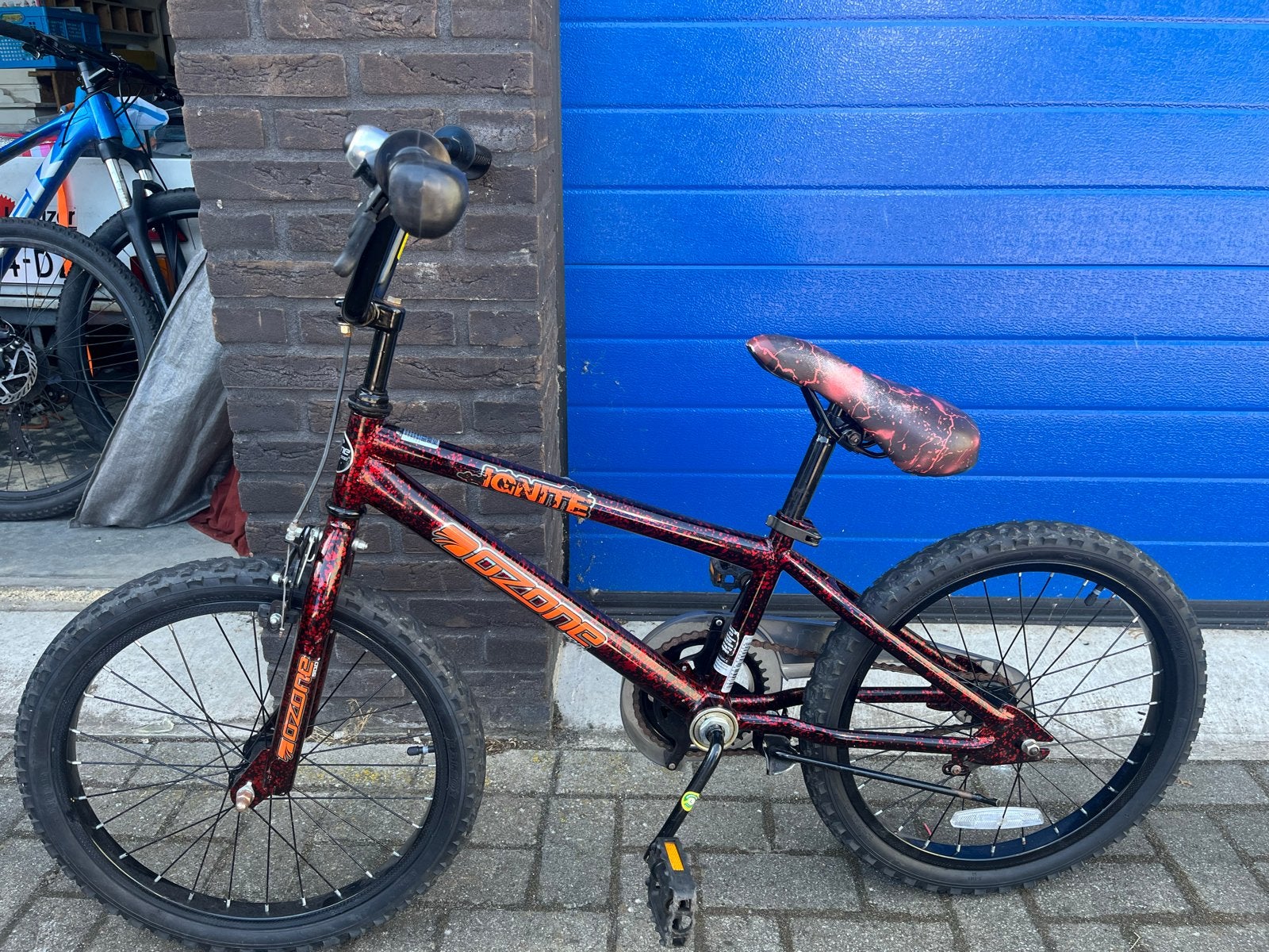 M BMX-fiets, Ophalen, Gebruikt, Staal, Velgrem