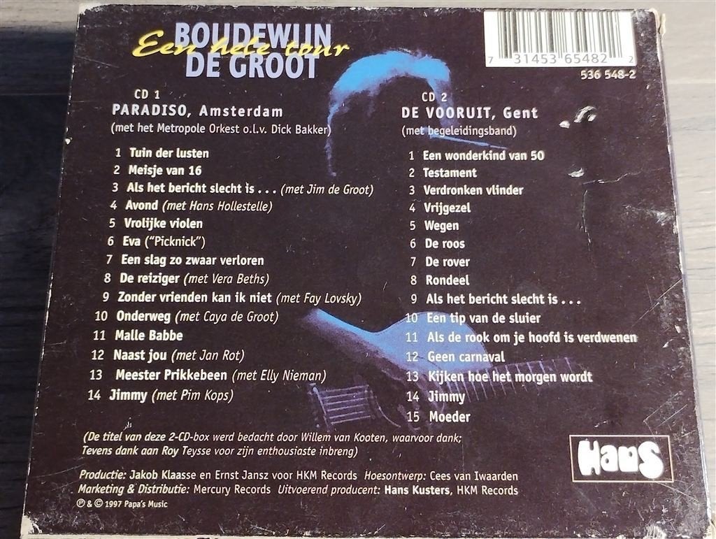 Boudewijn De groot - Een Hele Tour [2 CD], Ophalen of Verzenden, Zo goed als nieuw, Levenslied of Smartlap
