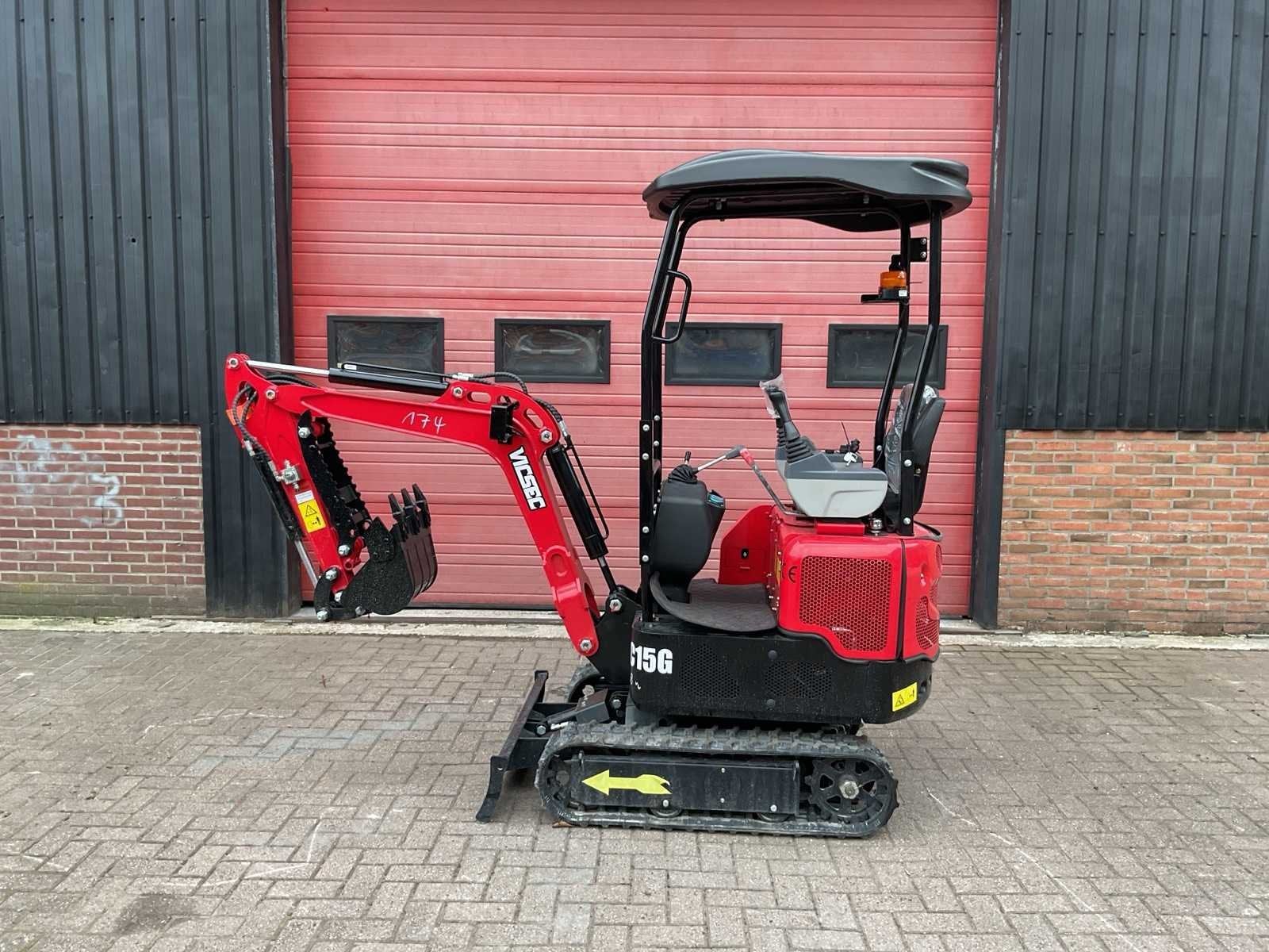 Vicsec VC15G Rood Minigraafmachine, Graafmachine
