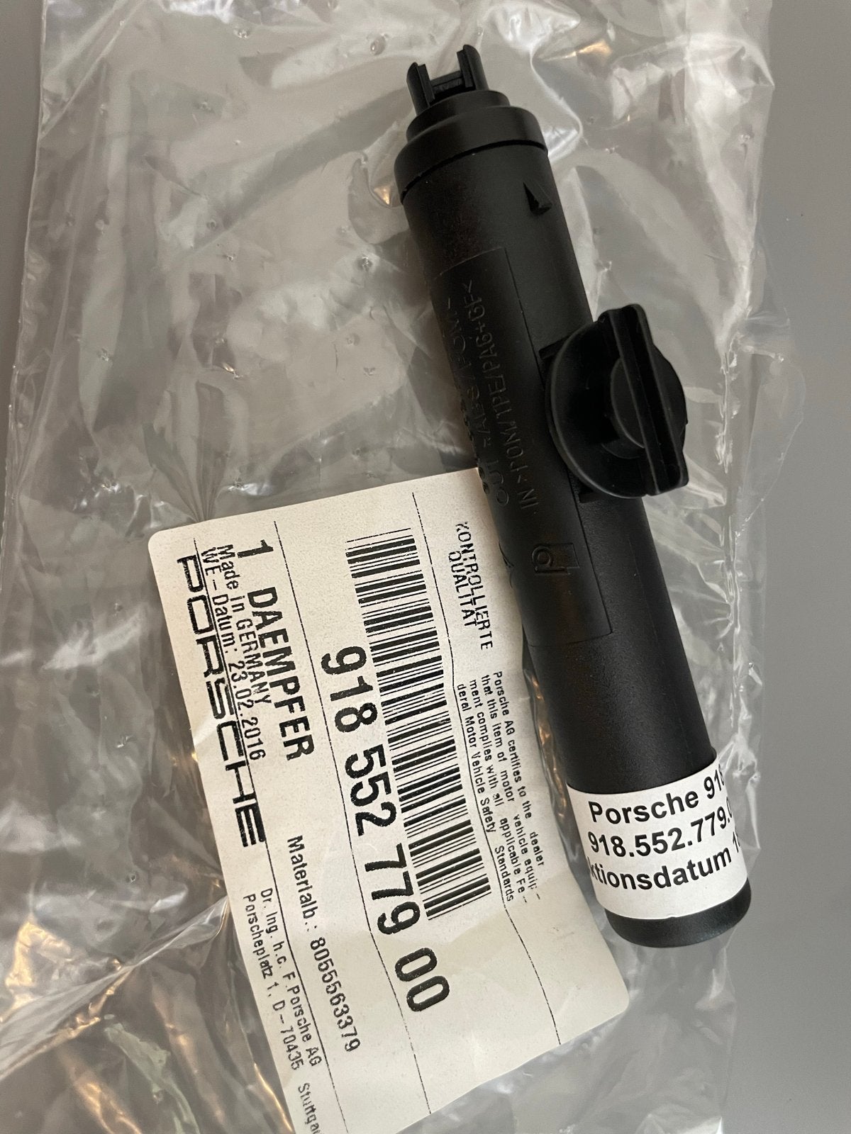 Porsche 91855277900 Demper voor Dashboard Kastje, Auto-onderdelen, Ophalen of Verzenden, Nieuw, Porsche