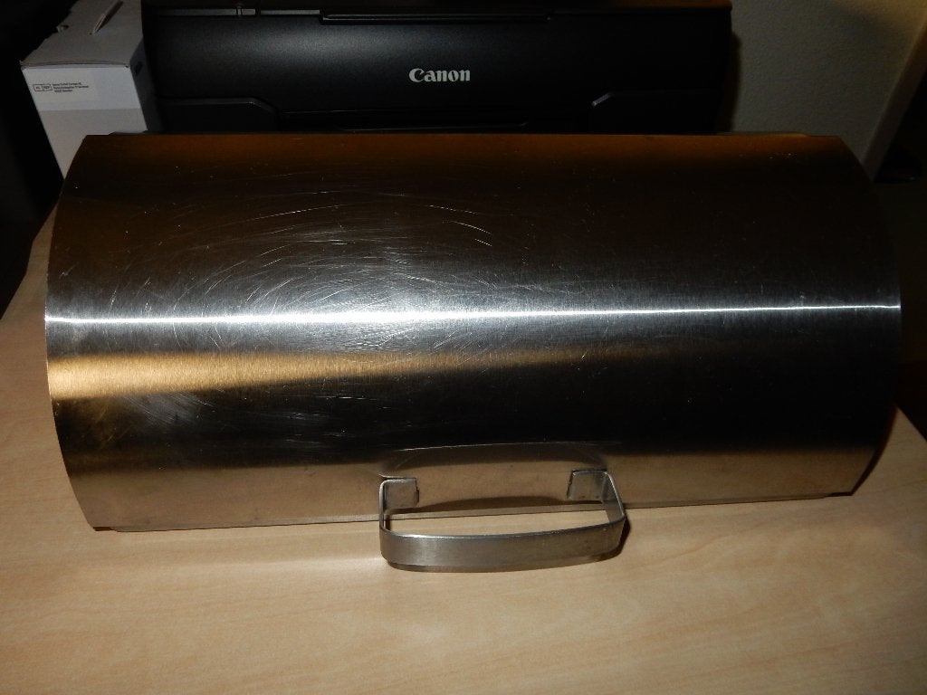 Ikea broodtrommel (Serie Ordning), Gebruikt, Zilver, Ophalen of Verzenden, Metaal