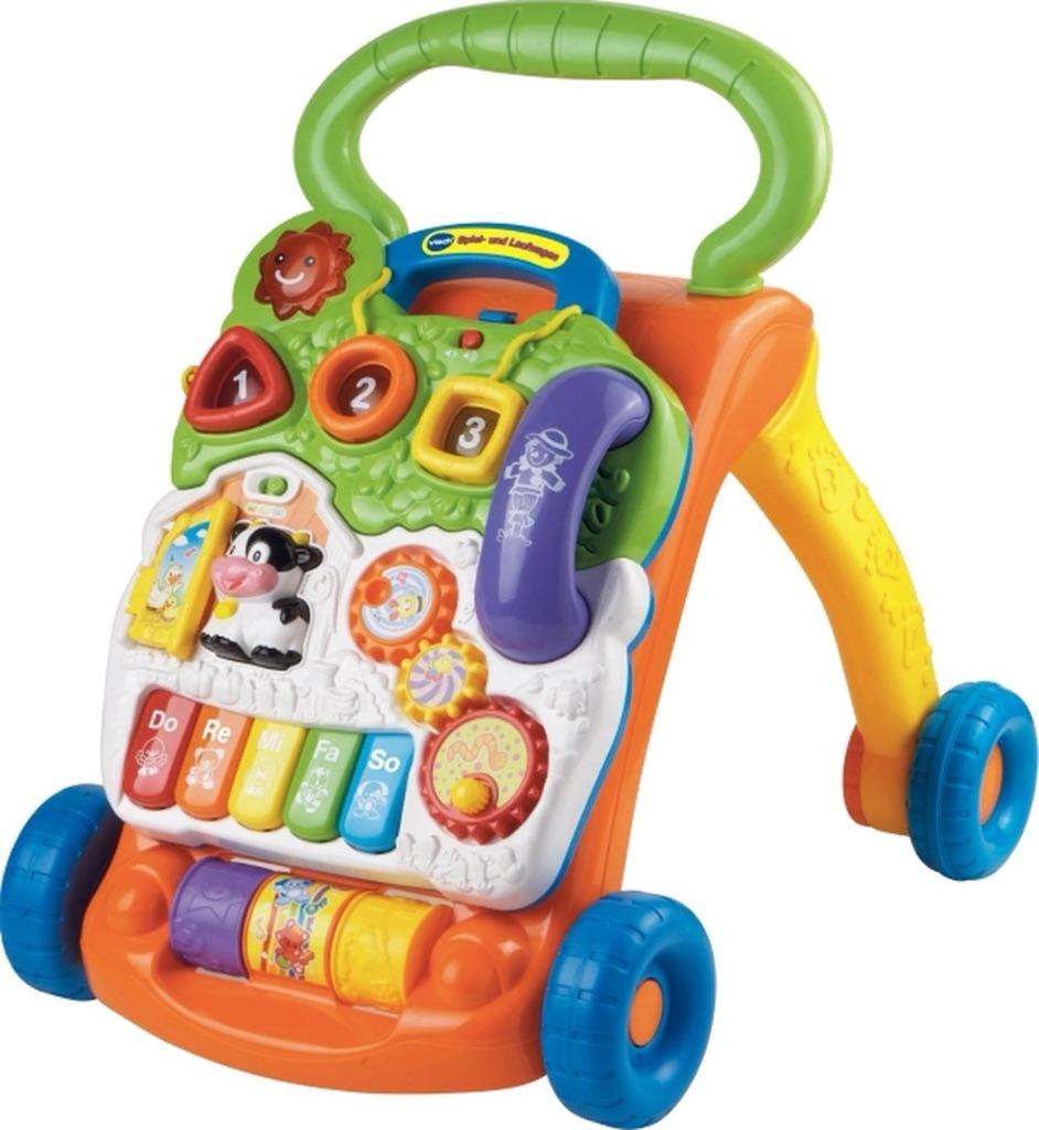 Vtech speel- en loopwagen, Ophalen, Zo goed als nieuw, Overige typen, Met licht