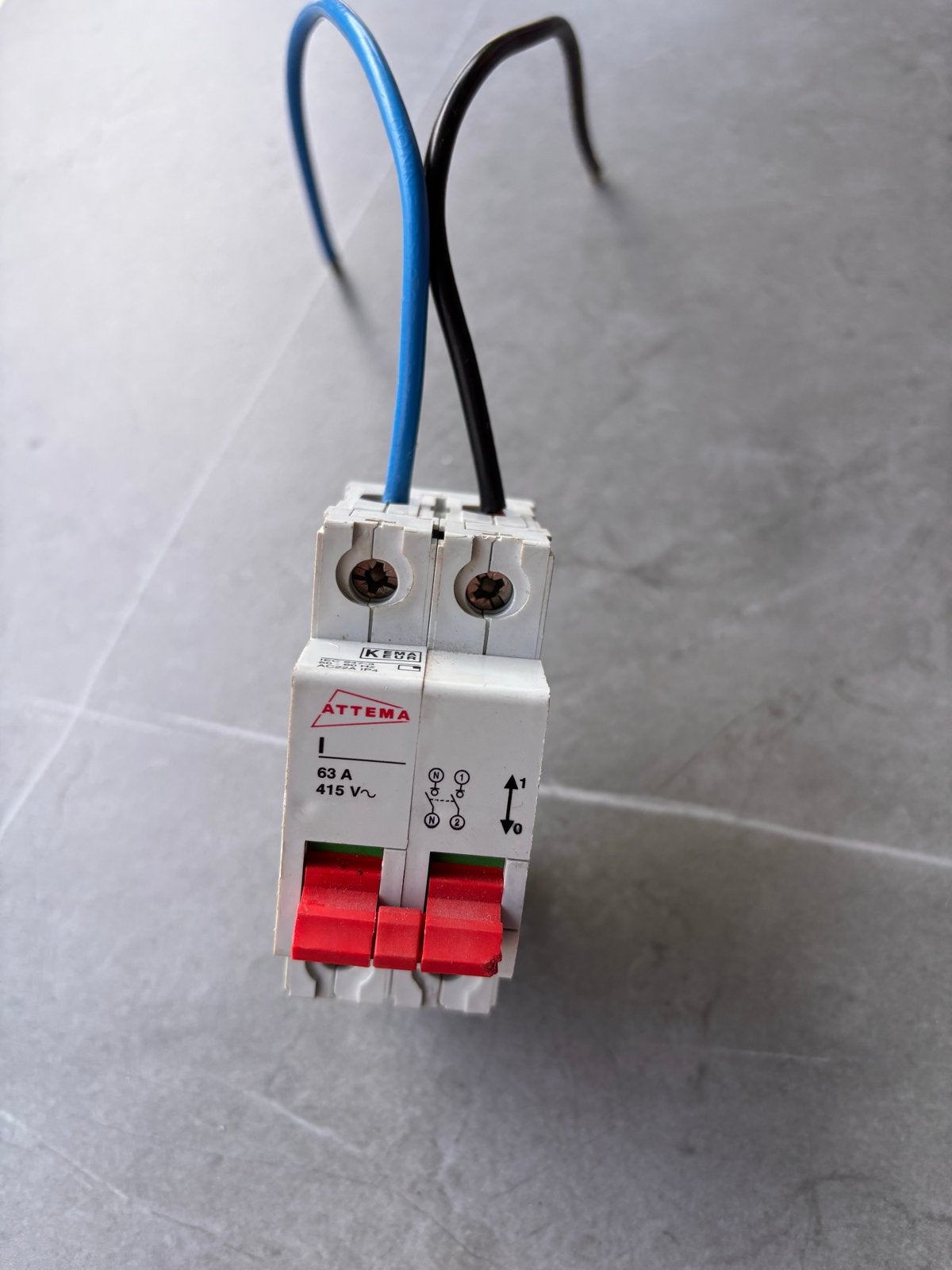 Attema Hoofdschakelaar 63A 415V, Ophalen of Verzenden, Gebruikt, Attema, Overige typen