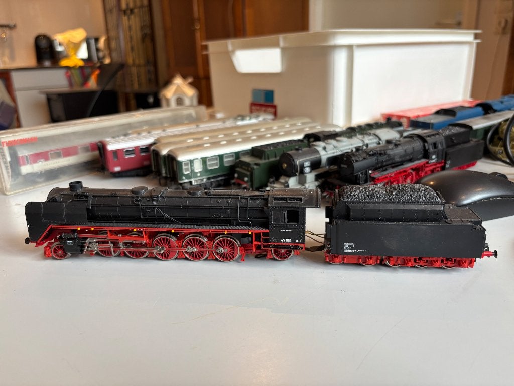 Liliput bogusch umbau 4506 h0 br 45001 stoomlocomotief, Ophalen of Verzenden, Zo goed als nieuw, Liliput, Gelijkstroom