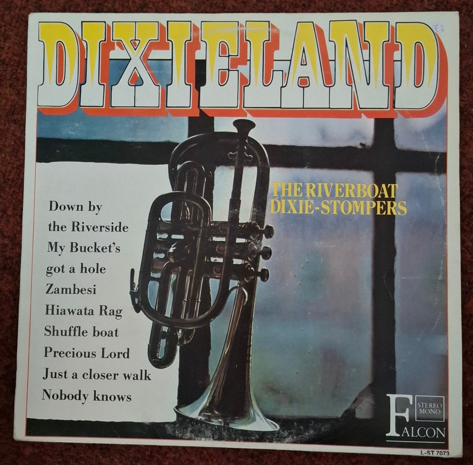 Dixieland - The Riverboat Dixie-Stompers LP (Stereo Mono), LP, Gebruikt, Overige genres, Ophalen of Verzenden