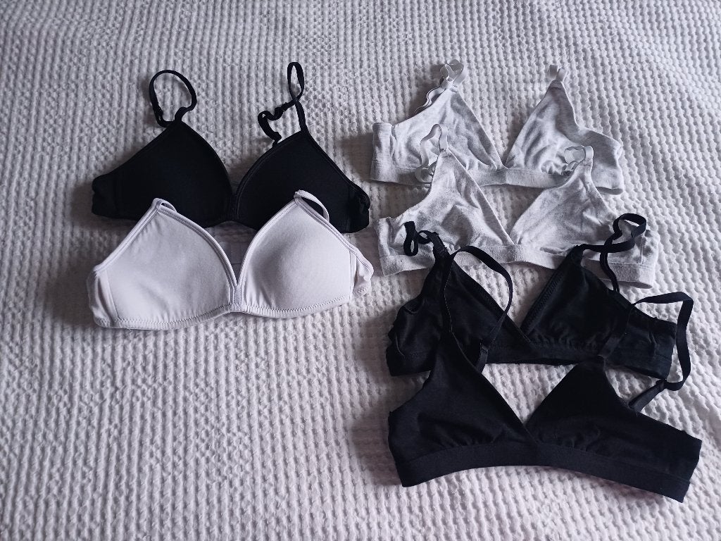 6 bh's, maat 70AA, in nette staat! 7=€8!, Ophalen of Verzenden, Zwart, BH