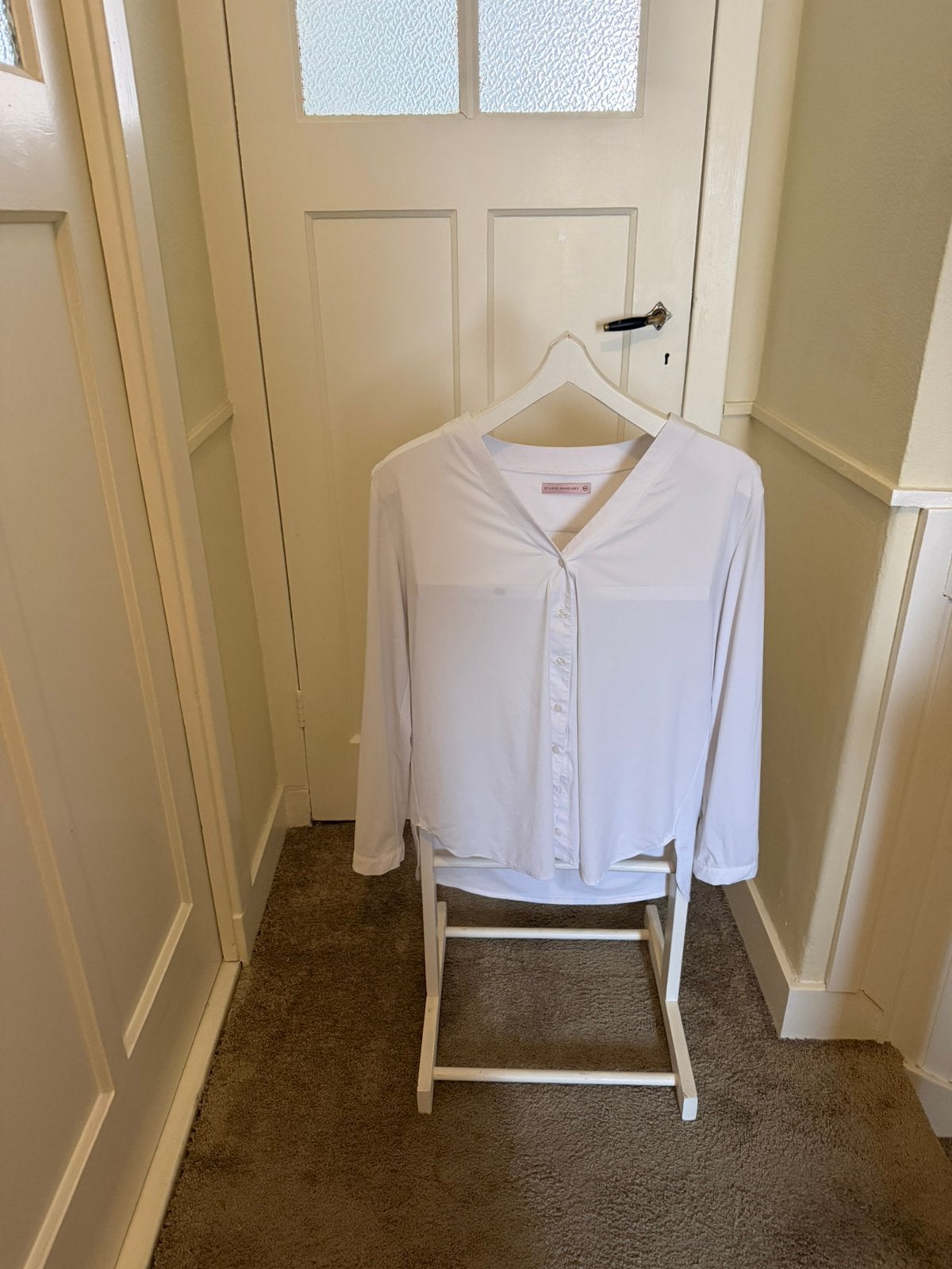 Studio anneloes travelstof blouse maat xxl wit, Kleding | Dames, Ophalen of Verzenden, Zo goed als nieuw, Maat 46/48 (XL) of groter