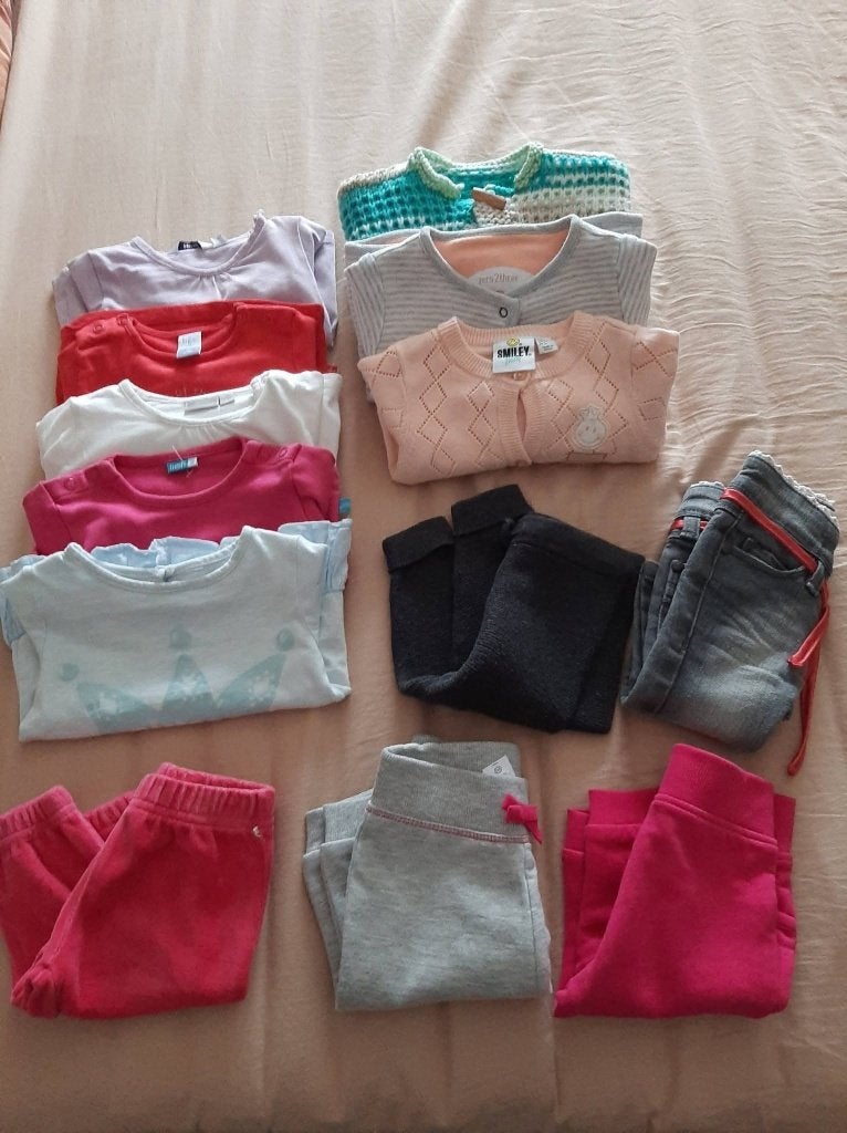 Babykleding pakket meisjes Mt 62, Ophalen of Verzenden, Zo goed als nieuw, Maat 62