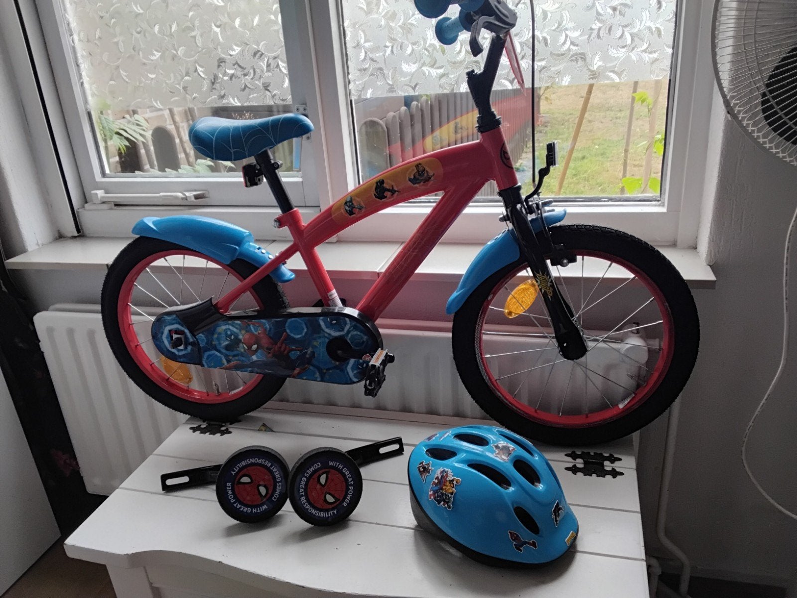 te koop : kinderfiets spiderman, Ophalen, Zo goed als nieuw, 16 tot 20 inch