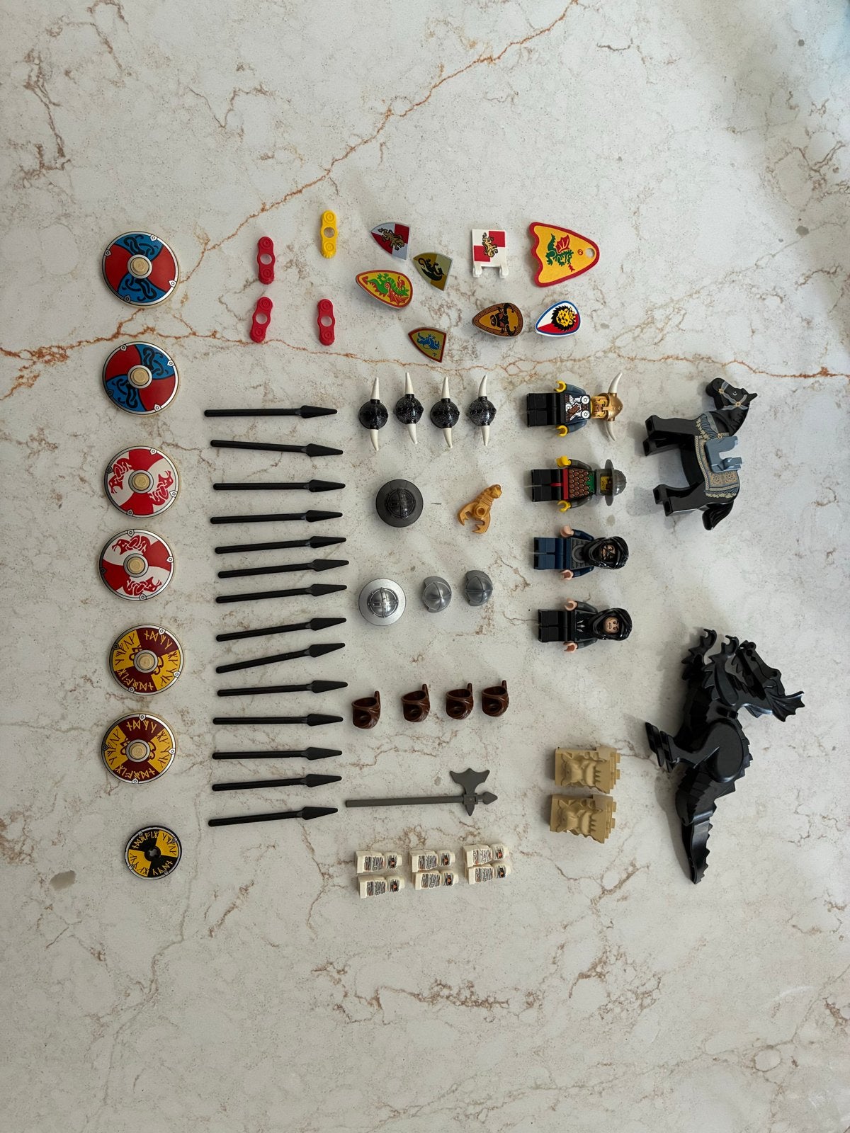 Lego Minifiguren en accessoires - Ridders, Vikingen, Mummies, Gebruikt, Lego, Ophalen of Verzenden, Minifiguur