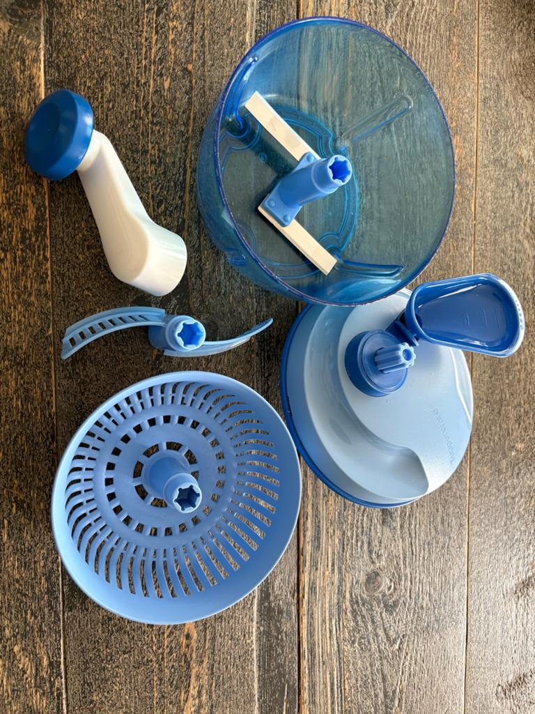 Tupperware Quick Chef - Blauw, Ophalen of Verzenden, Zo goed als nieuw, 3 snelheden of meer