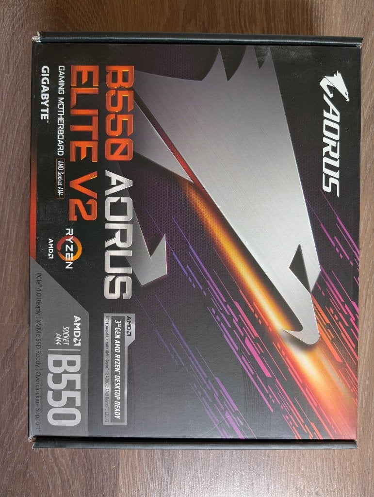 Moederbord AORUS B550 ELITE V2 + AMD Ryzen 5 5600x, Computers en Software, Moederborden, Gebruikt, DDR4, Ophalen of Verzenden