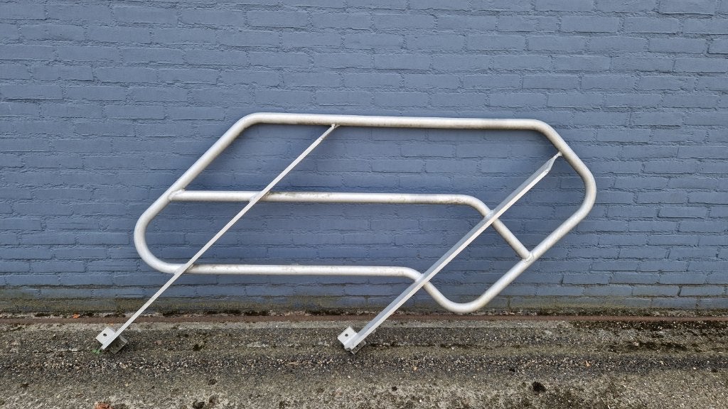 trap railing aluminium, Ophalen, Zo goed als nieuw, Aluminium, Spijlenhekwerk
