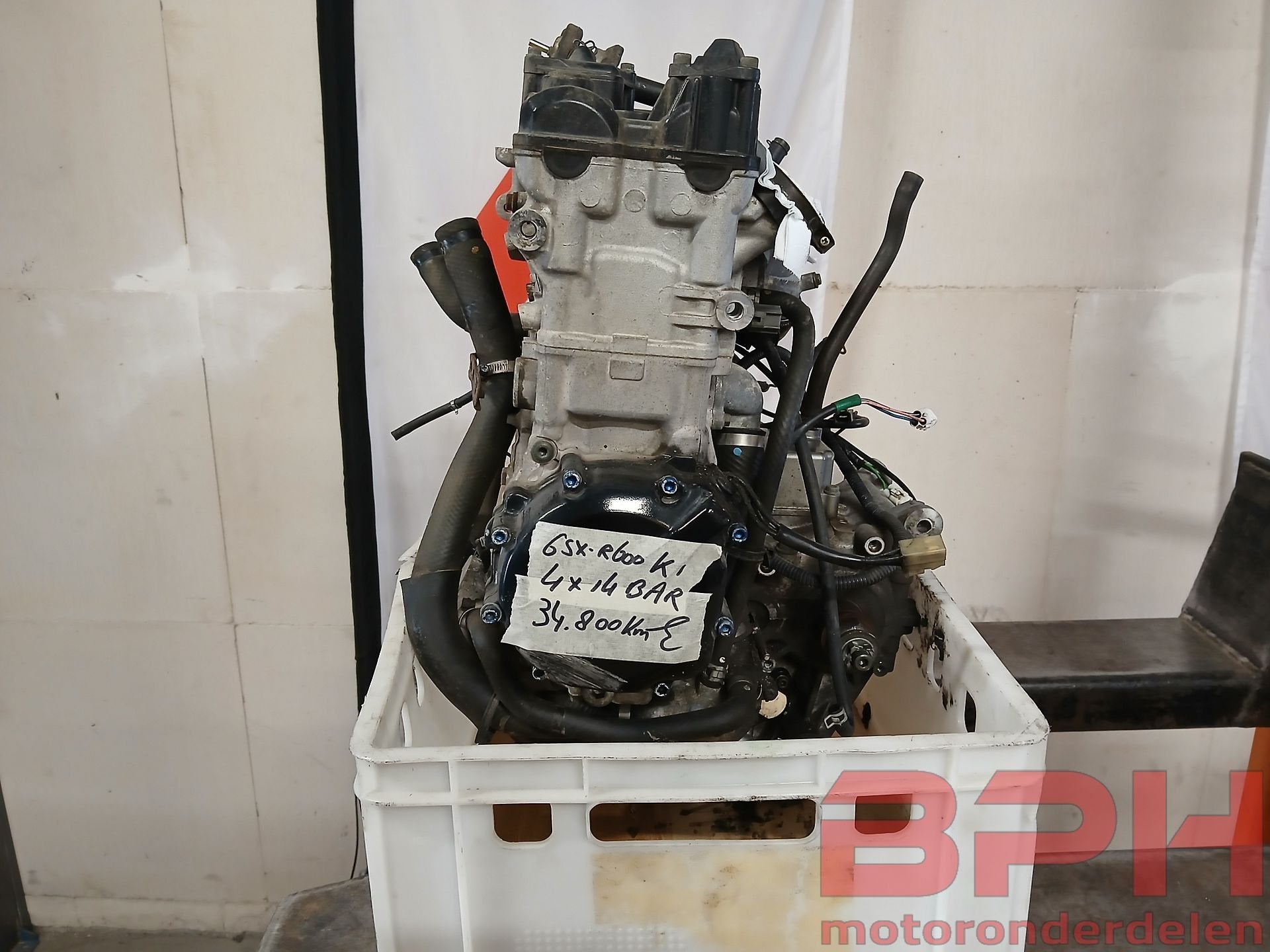 Motorblok Suzuki GSX-R 600 K1 K2 K3 2001 t/m 2003 engine 3 G, Ophalen, Gebruikt, -, -