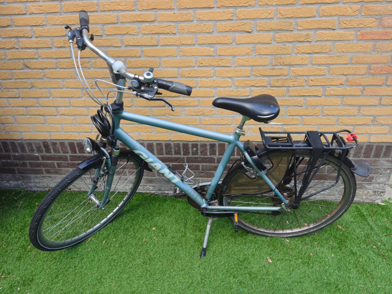 Giant Freerider herenfiets, Fietsen en Brommers, Ophalen, Gebruikt, Giant, Vering