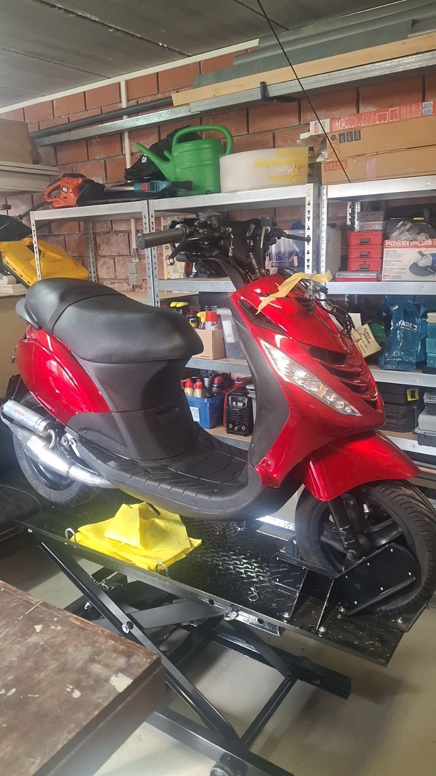 Zip h2o dubbeldisk 70cc stage 6, Ophalen, Zo goed als nieuw, Carburateur, Piaggio