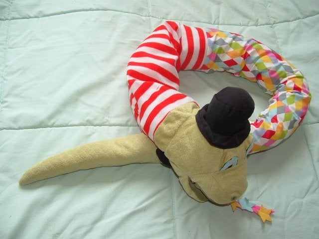 IKEA SLANG HANDPOP CIRKUS SNAKE HAND PUPPET KLAPPAR, Ophalen of Verzenden, Nieuw, Overige typen