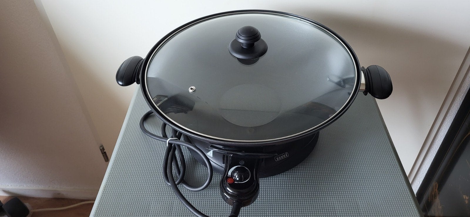 Wokset nieuw van 89,00 mag weg voor 32,50, Ophalen of Verzenden, Nieuw, Gietijzer, Wok