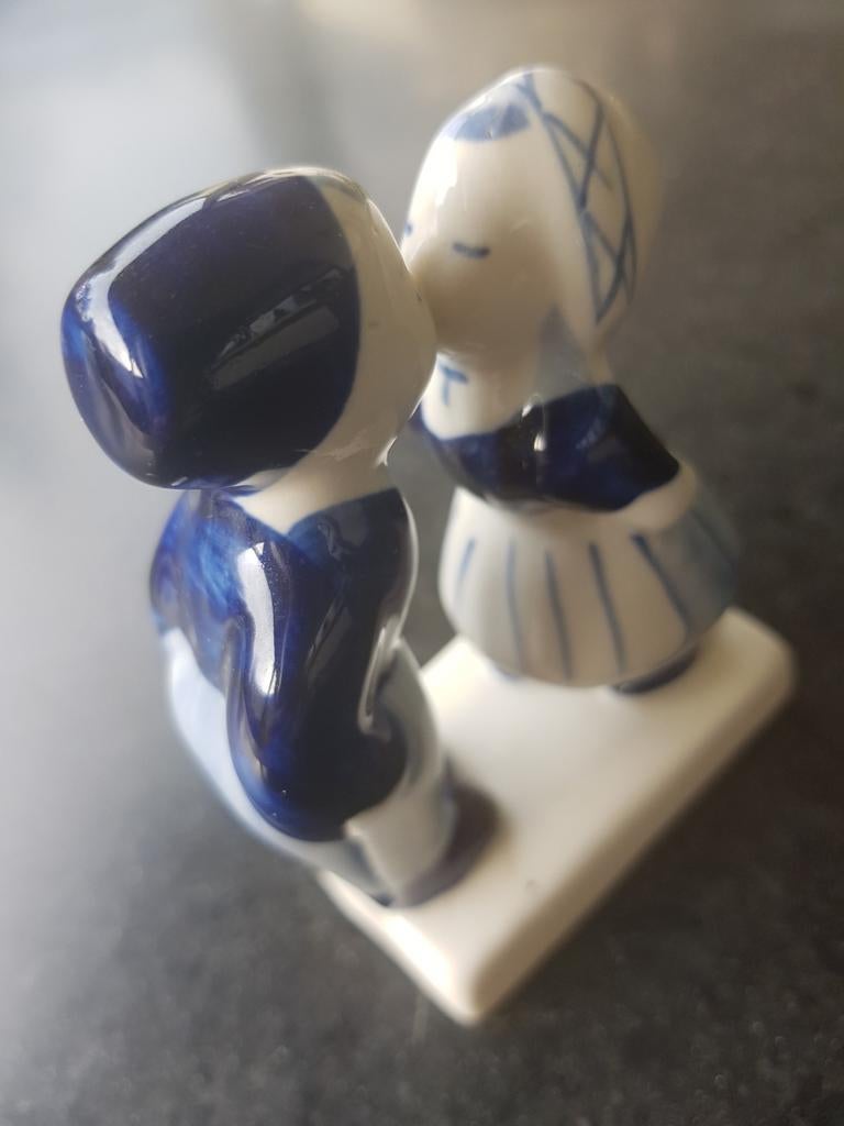 Delfs blauwe porseleinen poppetjes, Ophalen, Zo goed als nieuw