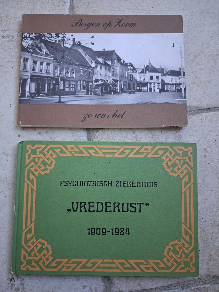 2 Boeken: Bergen op Zoom 'zo was het' & Vrederust 1909-1984, Boeken, Geschiedenis | Stad en Regio, Ophalen of Verzenden, 20e eeuw of later