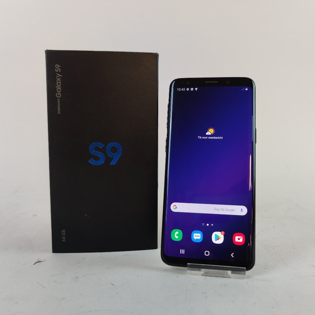 Samsung Galaxy S9 64GB in doos - barstachterkant || €69.99, Ophalen of Verzenden, X, X, X