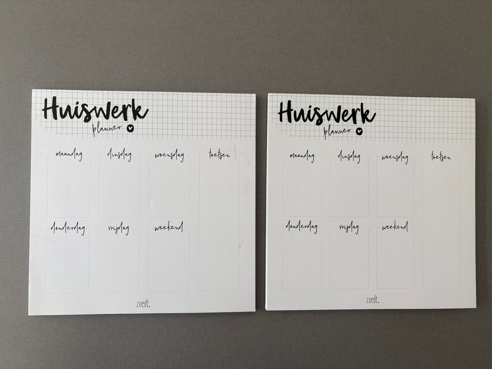 Huiswerk planner - 2 x, Ophalen of Verzenden, Zo goed als nieuw