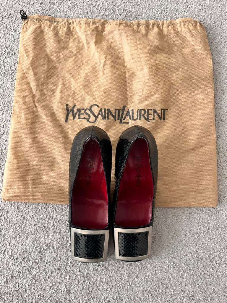 Yves Saint Laurent schoenen origineel!, Kleding | Dames, Schoenen, Ophalen of Verzenden, Zo goed als nieuw, Zwart, Schoenen met hoge hakken