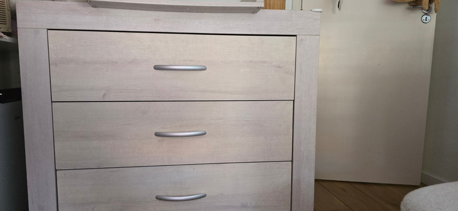 Gehele kinderkamer: Interbaby Oslo, lichthouten kleur, Ophalen, Gebruikt, 50 tot 70 cm, 100 cm of meer