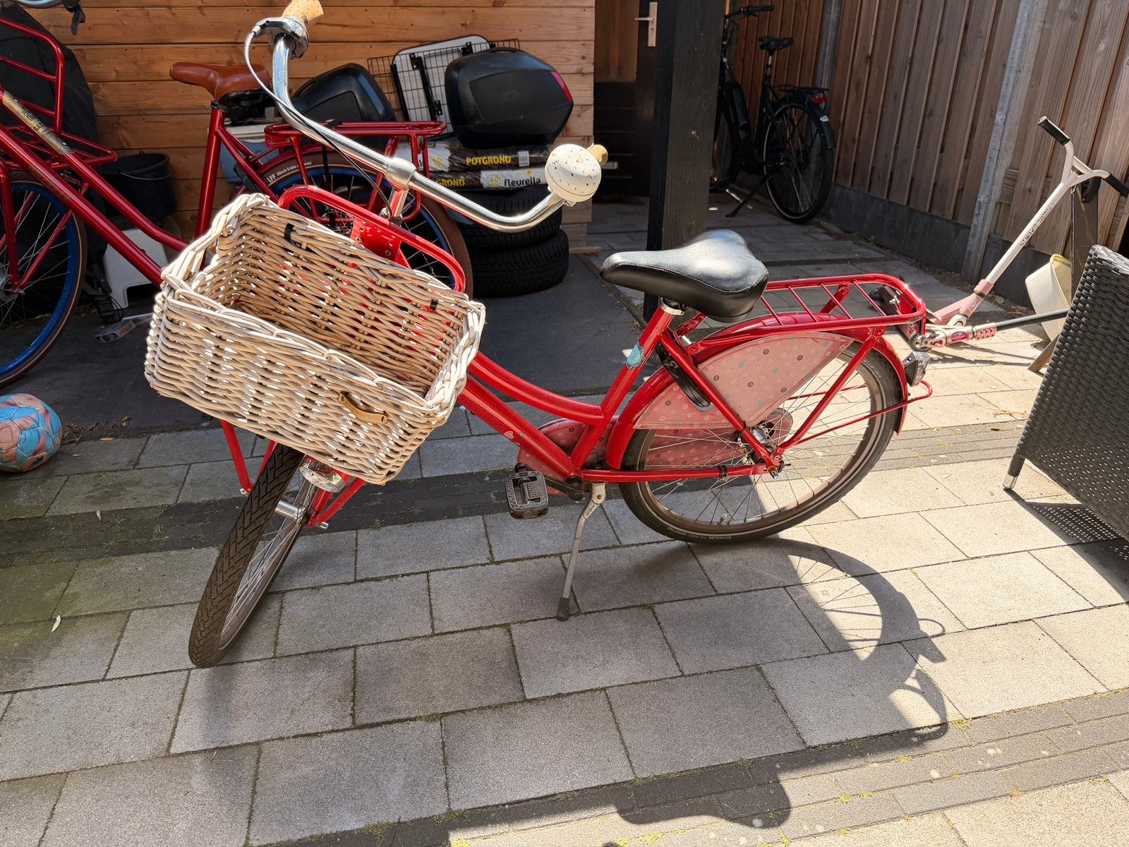 Cortina kinderfiets, Ophalen, Gebruikt, Terugtraprem, 20 inch of meer