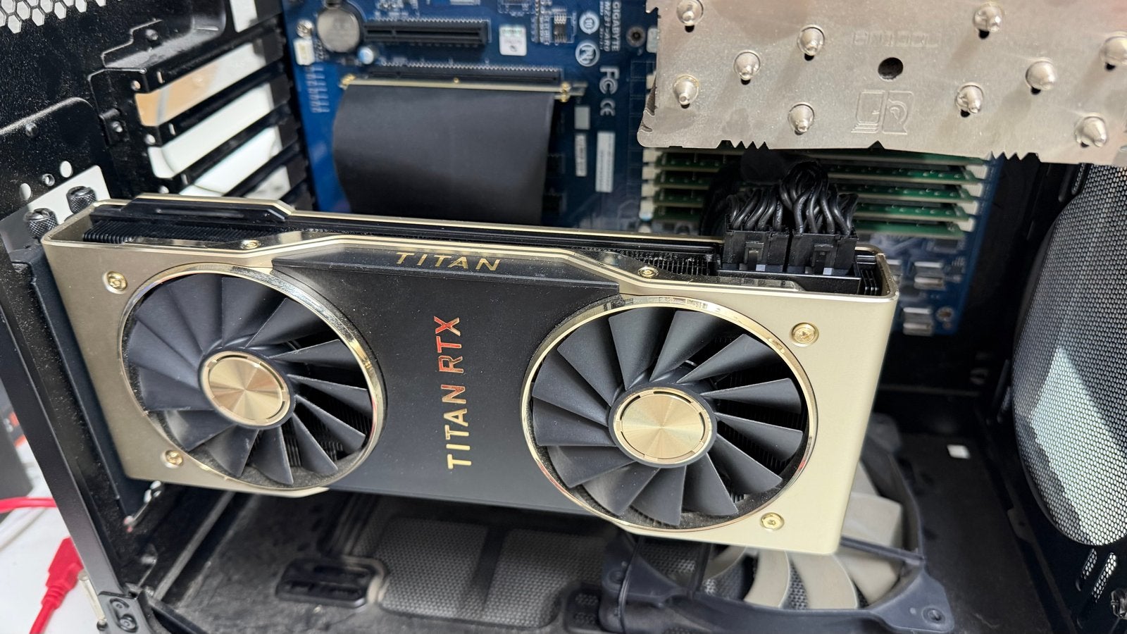 2 x Nvidia TITAN RTX 24GB VRAM Grafische Kaart + nvlink, Computers en Software, PCI-Express 3, HDMI, GDDR6, Ophalen of Verzenden