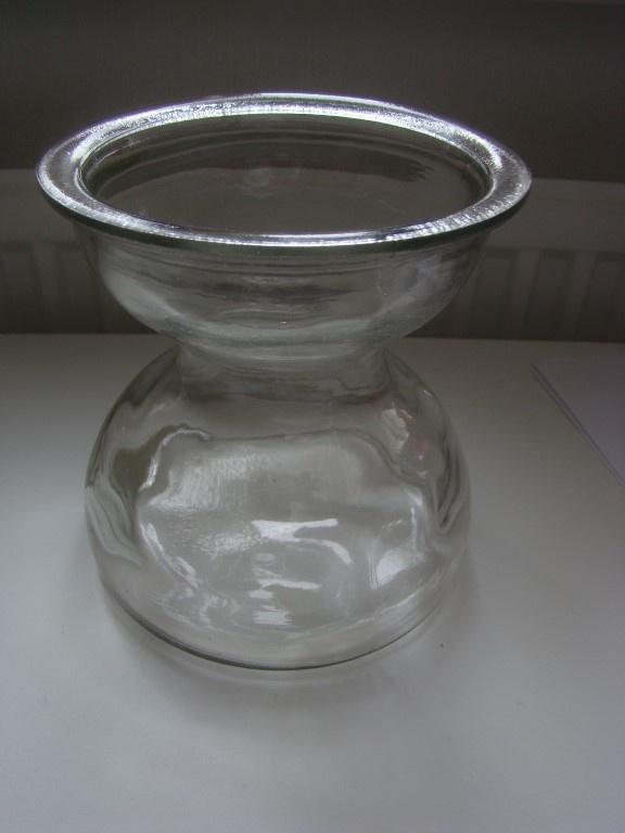 vaas glas, Ophalen of Verzenden, Zo goed als nieuw, Overige kleuren, Glas