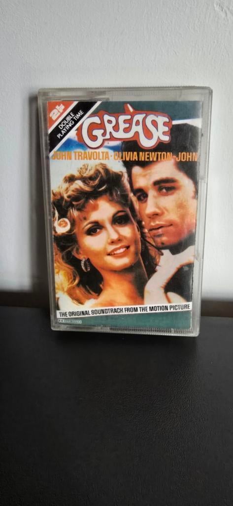 Grease cassetteband original Movie Soundtrack, Cd's en Dvd's, Cassettebandjes, Ophalen of Verzenden, Zo goed als nieuw, 1 bandje