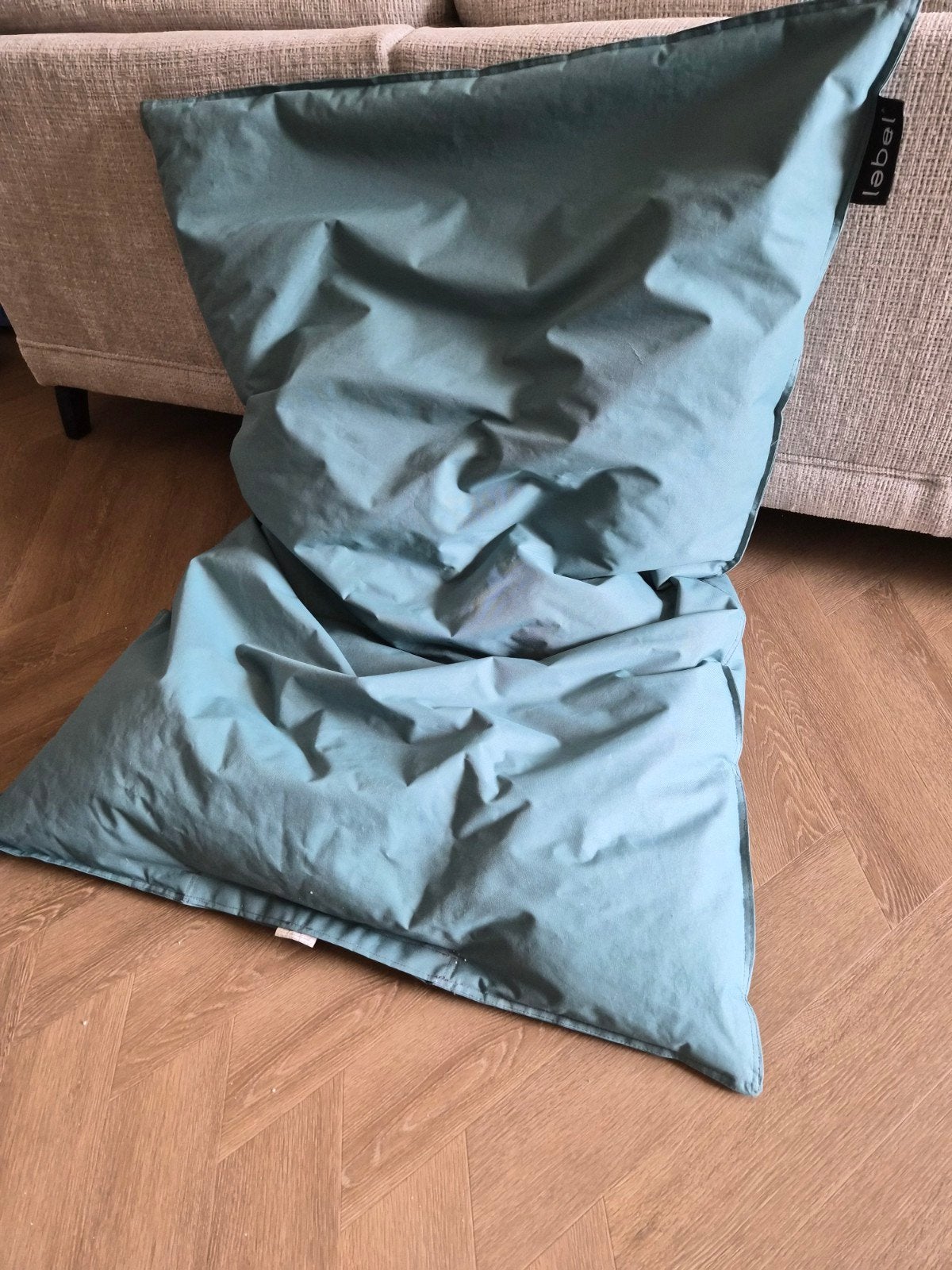 Zitzak Leen Bakker - Label, Huis en Inrichting, Ophalen, Gebruikt, Groen, Zitzak