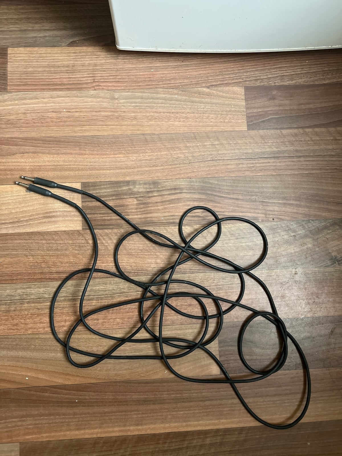 Audiokabel 6.35mm Jack naar Jack 5m - Gebruikt, Ophalen of Verzenden, Gebruikt, Apparatuur