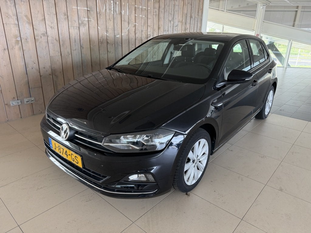 Volkswagen Polo 1.0 TSI Highline (bj 2020, automaat), Gebruikt, 95 pk, Origineel Nederlands, Bedrijf