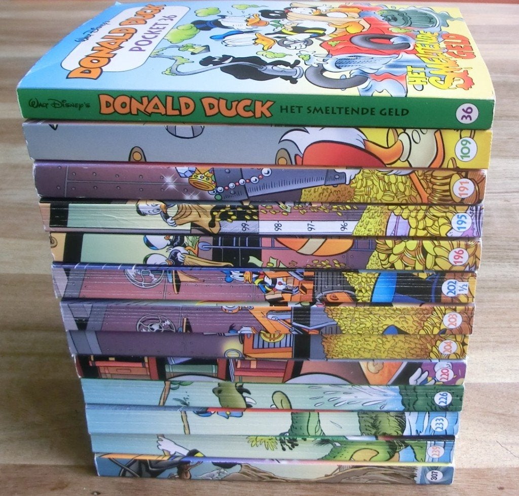 13 Donald Duck pockets, Meerdere stripboeken, Ophalen of Verzenden, Gelezen