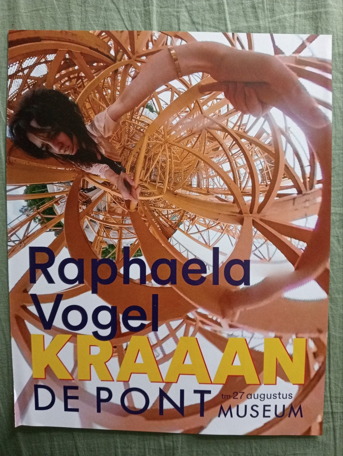 Raphaela Vogel Kraaan De Pont Museum Affiche, A4 of kleiner, Ophalen of Verzenden, Overige onderwerpen, Rechthoekig Staand